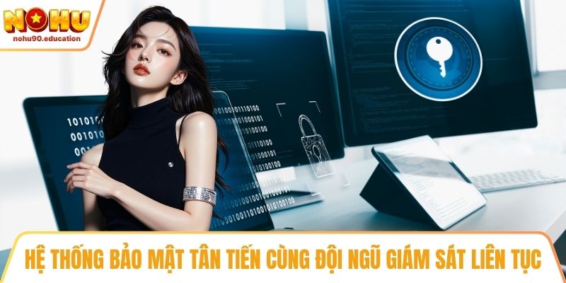 Hệ thống bảo mật tân tiến cùng đội ngũ giám sát liên tục